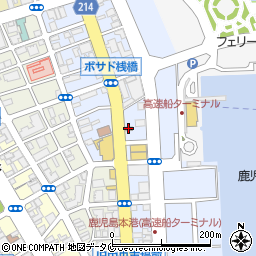 吉野家鹿児島住吉店周辺の地図