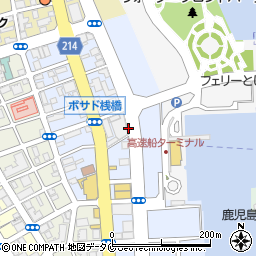 高速船ターミナル周辺の地図