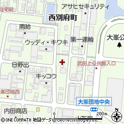 鹿児島ヤクルト販売株式会社　大峯センター周辺の地図