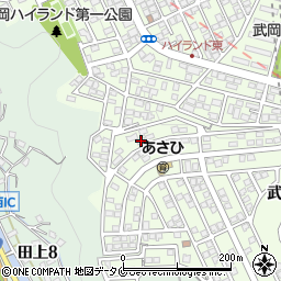 武岡コーポＮ１周辺の地図