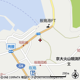 県営桜島団地周辺の地図