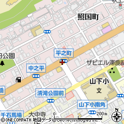 平野町周辺の地図