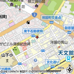 炭火焼鳥 艶寺 ENJI えんじ 天文館周辺の地図