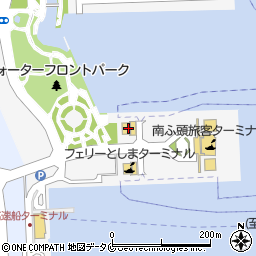 鹿児島港ＦＴ（三島村）周辺の地図