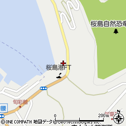 桜島フェリー　鹿児島市船舶局周辺の地図