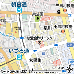 鹿児島県鹿児島市泉町2周辺の地図