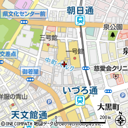 株式会社お仏壇の千寿天文館中町店周辺の地図