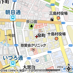 鹿児島県鹿児島市泉町9周辺の地図