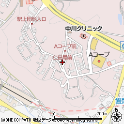 仁田尾前周辺の地図