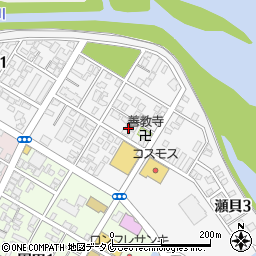 宮崎県日南市瀬貝2丁目3周辺の地図
