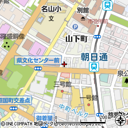 鹿児島県鹿児島市山下町2-6周辺の地図