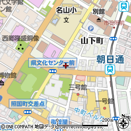 ゆうちょ銀行鹿児島店 ＡＴＭ周辺の地図