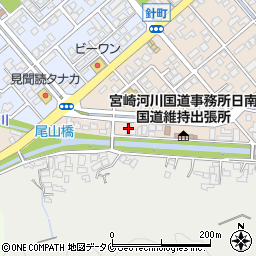 ブリヂストンタイヤセールス西日本日南営業所周辺の地図