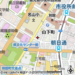 鹿児島県鹿児島市山下町7-4周辺の地図