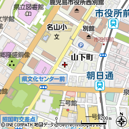 鹿児島県鹿児島市山下町7周辺の地図