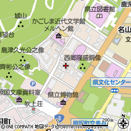 鹿児島県柔道会周辺の地図