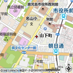 鹿児島県鹿児島市山下町7-10周辺の地図