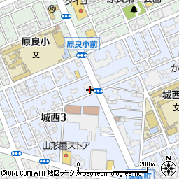 サーティワンアイスクリーム鹿児島城西店周辺の地図