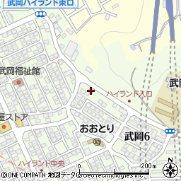 コスモハイツ武岡周辺の地図