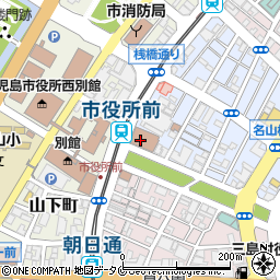 鹿児島市社会事業協会　日本赤十字社・鹿児島市地区周辺の地図