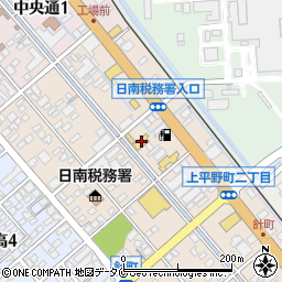 南九州マツダ日南店周辺の地図