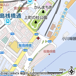 鹿児島海陸運送株式会社　鹿児島駅営業所周辺の地図