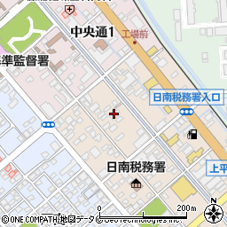 宮崎日日新聞社南支社周辺の地図