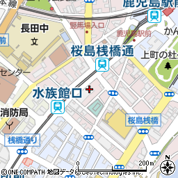 鹿児島銀行上町支店周辺の地図