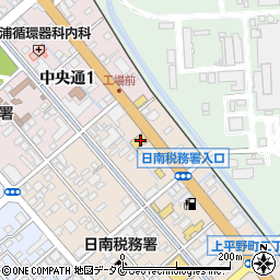 宮崎日産自動車日南店周辺の地図