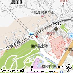 岩崎谷公民館周辺の地図