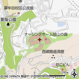 城山苑周辺の地図