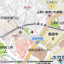 鹿児島県鹿児島市長田町2-21周辺の地図