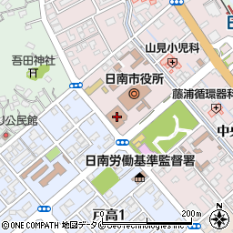 日南市役所職員会館　組合書記局周辺の地図