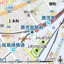 鹿児島駅前駅周辺の地図