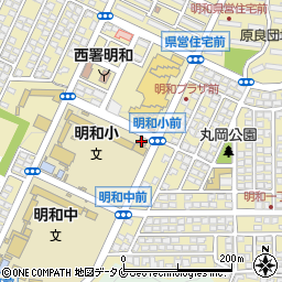 明和校区公民館周辺の地図