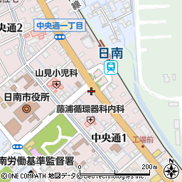明治安田生命社日南営業所周辺の地図