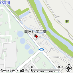 朝日化学工業日南工場周辺の地図
