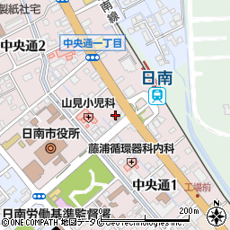 吾田郵便局周辺の地図