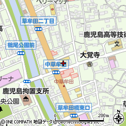 タイヨー草牟田店周辺の地図