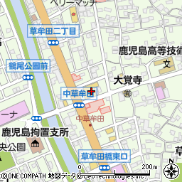 セリアタイヨー草牟田店周辺の地図