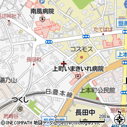 南日本新聞販売所城東販売所周辺の地図