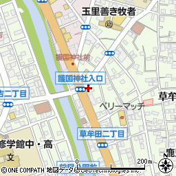九大進学ゼミ草牟田校周辺の地図