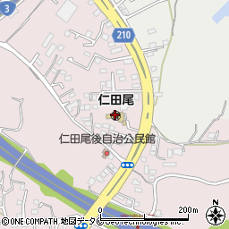 仁田尾保育園周辺の地図