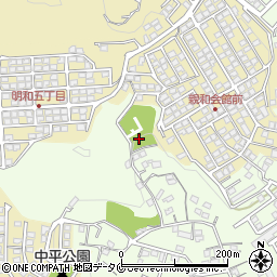 永吉公園周辺の地図