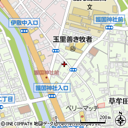 プランタン草牟田周辺の地図