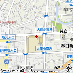 大龍第二児童クラブ周辺の地図