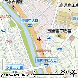 リンガーハット鹿児島草牟田店周辺の地図