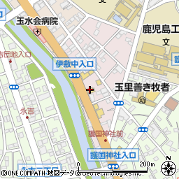 ガスト鹿児島草牟田店周辺の地図