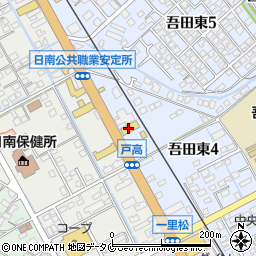 宮崎ダイハツ販売日南店周辺の地図