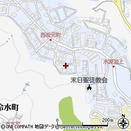 鹿児島県鹿児島市西坂元町15-10周辺の地図